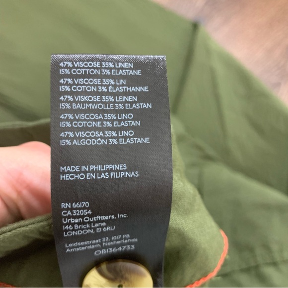 Maeve by Anthropologie the Colette green wide leg crop pants 28 - Picture 10 of 10